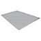 Grey, rectangular metal sheet, shown in slight perspective.