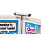 Antibacterieel displaypaneelsysteem Tarifold Sterifold, wandhouder met 10 panelen in A4-formaat, wit