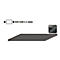 Antislipmat voor asecos veiligheidskasten van de series UB90 en UB30, zwart, B 925 x D 434 x H 1,3 mm