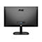 Rückseite eines schwarzen AOC Monitors mit Standfuß und sichtbaren HDMI-, D-Sub- und Stromanschlüssen.
