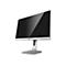 AOC Monitor mit silbernem Standfuß vor weißem Hintergrund.