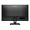 Rückseite eines schwarzen AOC Monitors mit Standfuß und sichtbaren Anschlüssen.