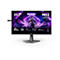 Gaming-Monitor mit 24,1 Zoll, 540 Hz und lila Cyberpunk-Grafik auf dem Display.