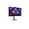 Schwarzer Agon Pro Gaming-Monitor mit 27 Zoll, 360Hz, G-Sync und QHD-Auflösung vor weißem Hintergrund.