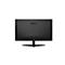 Rückseite eines schwarzen AOC-Monitors, Logo oben, Anschlüsse unten.