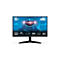 AOC 24 Zoll Gaming Monitor vor weißem Hintergrund mit leuchtendem Sci-Fi-Gaming-Bildschirminhalt.