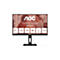 AOC 27-Zoll Professional Monitor mit UHD, IPS-Panel und integrierten Lautsprechern auf einem Standfuß.