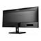Rückseite eines schwarzen Monitors mit AOC-Logo. Anschlüsse: HDMI, Strom, Audio.