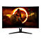 AOC Gaming C32G2ZE - LED-Monitor - Gaming - gebogen - 81.3 cm (32') (31.5' sichtbar) - 1920 x 1080 Full HD (1080p) @ 240 Hz