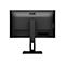 RÃ¼ckansicht eines schwarzen AOC-Monitors mit StandfuÃŸ. Oben links das AOC-Logo. AnschlÃ¼sse sind sichtbar.