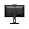 Rückseite eines schwarzen AOC Monitors mit Standfuß und sichtbaren Anschlussbuchsen.