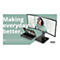 AOC Pro-line CU34P3CV - P3 Series - LED-Monitor - gebogen - 86.36 cm (34') - 3440 x 1440 UWQHD @ 100 Hz