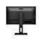 Rückansicht eines schwarzen AOC-Monitors mit Standfuß. Anschlüsse sind sichtbar, sowie AOC-Logo.