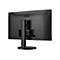 Rückseite eines schwarzen AOC-Monitors mit Standfuß. Das AOC-Logo ist oben mittig sichtbar.