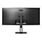 AOC Value-line CU34V5C/BK - V5 series - LED-Monitor - gebogen - 86.4 cm (34') - 3440 x 1440 WQHD @ 100 Hz