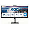AOC Value-line CU34V5CW/BK - V5 series - LED-Monitor - gebogen - 86.4 cm (34') - 3440 x 1440 WQHD @ 100 Hz