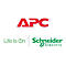 Logos von APC und Schneider Electric mit dem Slogan Life Is On auf weißem Hintergrund.