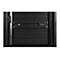Schwarzes Rack mit APC-USV-Anzeige. Anzeige zeigt 'Load: 0%, Batt:100%'.