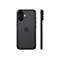 Smartphone gris foncé, deux caméras, logo Apple.