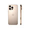 Goldfarbenes iPhone 13 Pro. Rückseite und Seite im Profil. Auf der Rückseite sind drei Kameras sichtbar. Apple-Logo in der Mitte.
