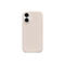 Coque de téléphone rose clair. Deux objectifs de caméra et un flash sont en haut. Le mot "beats" est écrit en vert citron en bas.