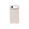 Coque de téléphone rose clair avec découpe pour appareil photo et logo Beats.