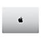 Graues MacBook mit geschlossenem Deckel. Das Apple-Logo, ein schwarzer Apfel, ist mittig platziert.