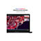 Laptop mit einem Bildschirm, der eine abstrakte rote und transparente Animation zeigt. Ãœber dem Laptop steht Apple Intelligence. Personal, private, powerful. Coming December 2024.