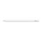 Apple Pencil Pro blanc sur fond blanc. “Pencil Pro” est écrit à la fin.