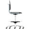 Arbeitsdrehstuhl Labsit hoch, Integralschaum, Sitz-Stopp-Rollen, B 450 x T 420 x H 560 - 810 mm, anthrazit