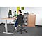 Arbeitsstuhl COUNTER Basic, Sitz-Stopp-Rollen, anthrazit