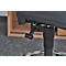 Arbeitsstuhl COUNTER Basic, Sitz-Stopp-Rollen, anthrazit