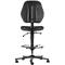 Arbeitsstuhl COUNTER Basic, Sitz-Stopp-Rollen, anthrazit