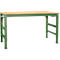Arbeitstisch Ergo, Elektro-Hydraulik, Platte Multiplex, 1750 x 800 mm, resedagrün