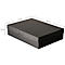 Archiefdoos Falken PURE Box Zwart A3, voor maximaal 1250 vel, met etiketveld, L 440 x B 320 x vulhoogte 100 mm, Blaue Engel, FSC® karton, zwart