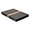 Archiefdoos Falken PURE Box Zwart A3, voor maximaal 500 vel, met etiketveld, L 440 x B 320 x vulhoogte 40 mm, Blaue Engel, FSC® karton, zwart