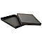 Archiefdoos Falken PURE Box Zwart A3, voor maximaal 500 vel, met etiketveld, L 440 x B 320 x vulhoogte 40 mm, Blaue Engel, FSC® karton, zwart