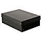 Archiefdoos Falken PURE Box Zwart A4, voor maximaal 1250 vel, met etiketveld, L 320 x B 240 x vulhoogte 100 mm, Blaue Engel, FSC® karton, zwart