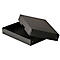Archiefdoos Falken PURE Box Zwart A5, voor maximaal 500 vel, met etiketveld, L 250 x B 180 x vulhoogte 40 mm, Blaue Engel, FSC® karton, zwart