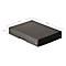 Archiefdoos Falken PURE Box Zwart A5, voor maximaal 500 vel, met etiketveld, L 250 x B 180 x vulhoogte 40 mm, Blaue Engel, FSC® karton, zwart