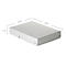 Archiefdoos Falken PureBox PRO A5, voor maximaal 500 vel, DIN ISO 16245-A, met etiketveld, L 250 x B 180 x vulhoogte 40 mm, FSC® karton, wit