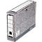Archiefdozen Bankers Box - FSC gerecycled karton - rug 80 mm - wit-grijs - 10 stuks