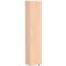 Archiefkast, 6 ordnerhoogten, 5 legborden, deur rechts of links, B 400 x D 400 x H 2160 mm, beuken