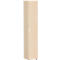 Archiefkast, 6 ordnerhoogten, 5 legborden, deur rechts of links, B 400 x D 400 x H 2160 mm, esdoorn