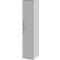 Archiefkast BARI, 6 ordnerhoogten, 5 legborden, slot, deuraanslag rechts, B 427 x D 430 x H 2174 mm, lichtgrijs
