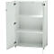 Archiefkast MONTERIA, 3 ordnerhoogten, afsluitbaar, B 800 x D 370 x H 1200 mm, wit