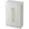 Archiefkast TARVIS, met handgreep zonder slot, 3 ordnerhoogten, B 800 x D 420 x H 1270 mm, lichtgrijs
