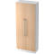 Archiefkast TARVIS, met handgreep zonder slot, 5 ordnerhoogten, B 800 x D 420 x H 2004 mm, wit/wilde eikenpatroon