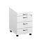 Archivador con ruedas ARLON-OFFICE, An 420 x P 560 x Al 585 mm, blanco