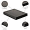 Archivbox Falken PURE Box Black A4, für bis zu 500 Blatt, mit Beschriftungsfeld, L 320 x B 240 x Füllhöhe 40 mm, Blauer Engel, FSC®-Pappe, schwarz